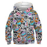 Hoodie Children's Men's Treasure 3D Printing Casual Sports Fashion Hooded Pullover Sweater