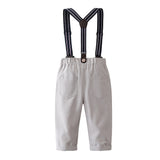 0-24M Baby Boy British Style Gentleman Spring Autumn Suit 5 Pcs Set