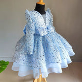 Kid Girl Fluffy Gauze Flower Girl Catwalk Princess Dresses