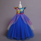 Children's Halloween Children's Dress Medium Older Children's Fluffy Gauze Skirt with Headband