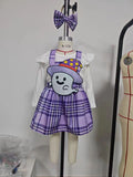 Halloween Children's Clothing New Baby Girl Long-sleeved Romper Embroidered