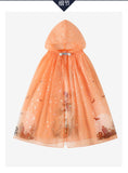 Children's Halloween Cloak Cloak Foreign Trade Children's Orange Pumpkin Broom Cartoon