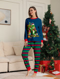 Family Matching Christmas Parent-child Dinosaur Letter Printing Loungewear Pajamas