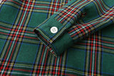 6M-3Y Baby Boy Formal Suit Long Sleeve Plaid Overalls Suit 4 Pcs Set