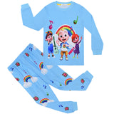 Kid Baby Girl Boy Cartoon Homewear Long Sleeve Pajamas