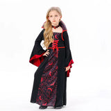 Halloween Children's Witch Costume Cross-border Cosplay Cos Vampire Stage Performance Costume