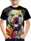 1-12T Kid Baby Boy 3D Printed Casual Short-sleeved T-shirt