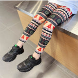 2-12T Kid Girl Autumn  Summer Nine-point Thin Pants Leggings