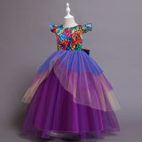Children's Halloween Children's Dress Medium Older Children's Fluffy Gauze Skirt with Headband