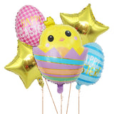 Easter Balloon Bunny Shell Chick Aluminum Festival Party Decoration