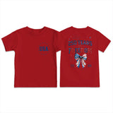 Kid Boy Girl Crew Neck Top Fashion Comfortable Independence Day T-shirt