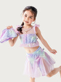 Kid Baby Girls Mermaid Swimsuit Cute Fishtail Performance Swimwear