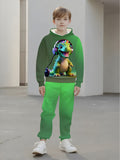 Children's Hooded Sweater Set Children's Casual Set