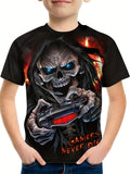 1-12T Kid Baby Boy 3D Printed Casual Short-sleeved T-shirt
