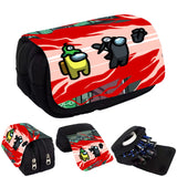 Among US Game Primary School Students Space Werewolf Pencil Case Bags