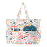 Beach Travel Hand-printed Storage Bag