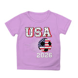 Kid Boy Girl USA Independence Day 250th Anniversary Fashion Summer T-Shirt
