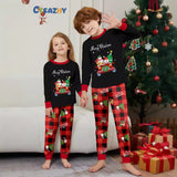 Family Matching Wind Thousand Fun Club Parent-Child Snowman Christmas Pajamas