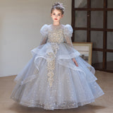 Girls Dress Birthday French Light Luxury Niche Host Girl