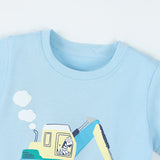 Kid Baby Boys Short Sleeve Top Cartoon Printing T-Shirt