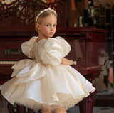 Kid Baby Girl Princess Pengpeng Gauze Wedding Birthday Dresses