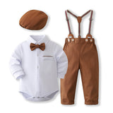 Kid Boy Host British Style Suit 2 Pcs Sets