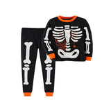 1-8T Kid Baby Boy Halloween Luminous Pajamas Suits 2 Pcs Set