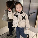 Kid Baby Girl Treasure Jacket Thickened Late Autumn Coats