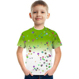 Kid Boy 3D Printed Fashion Short Sleeve T-Shirt Tops