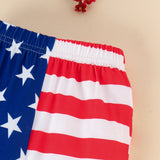 Baby Girl Summer Independence Day Star Flared 2 Pcs Set