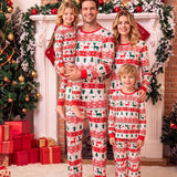 Family Matching Christmas Print Parent-child Long-sleeved Pajama Loungewear
