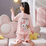 Kid Baby Girl Cotton Thin Parent-child Homewear Pajamas