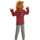 4-16T Kid Boy Girl Halloween Werewolf Animal Suit 2 Pcs Set