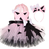 1-12T Kid Baby Girl Crazy Primal Halloween Dresses Cosplay Costume