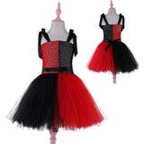 Halloween Girls Dress New Clown Female Fluffy Princess Dress Tutu Dress