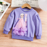 Autumn New Girls Long Sleeve Sweater Cotton Baby Fashion Foreign Gauze Children Wear Girl.