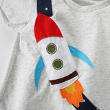 Kid Baby Boy Summer Short Sleeve Casual Breathable Soft Skin-friendly T-shirt Top