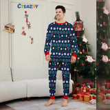 Family Matching Suit European American Parent-child Pajamas