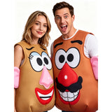 Family Matching Kid Adult Potato Head Halloween Carnival Party Funny Cosplay Costume