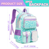 Aesthetic Backpack School Bag for Elementary Student Teen Girls