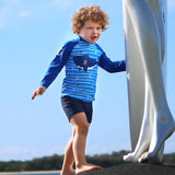 Kid Boy Summer Swimsuit Bathing Suits Top+shorts Two-piece