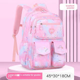 Cute Schoolbag Kid Girls Cartoon Bookbag Large Capacity Lightweight Backpack