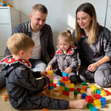 Family Matching Adult Kid Demogorgon Plant Design Onesie Christmas Pajamas