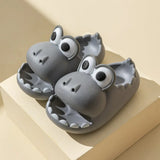 Dinosaur Children's Slippers Summer Boys and Girls Thick Bottom Non-slip Indoor Home Cartoon Parent-child Sandals Slippers
