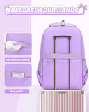 3 Pcs/set Elementary High School Bags Large Capacity Cute Backpack