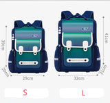 Girl Boy Students Gradient Color Fashion Waterproof Backpack School Bags