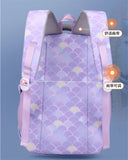 3pcs/Set Fish Scale Print Kid Backpack Mermaid Waterproof Schoolbag