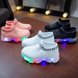 Kids Casual Sneaker LED Light Shoes Children Cozy Tennis Shoes
