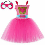 6M-12T Kid Baby Girls Super Kitties Tutu Halloween Cartoon Carnival Party Perform Princess Dress