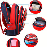 Kid Boy Personalized 3D Car Backpack Fun Cartoon School Bag